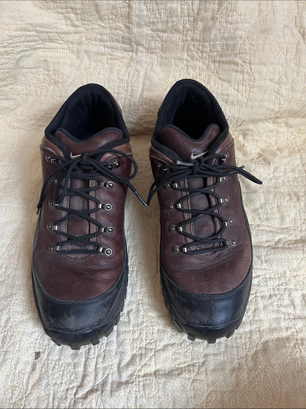 Nike ACG Brown and Black Leather Trail Boots